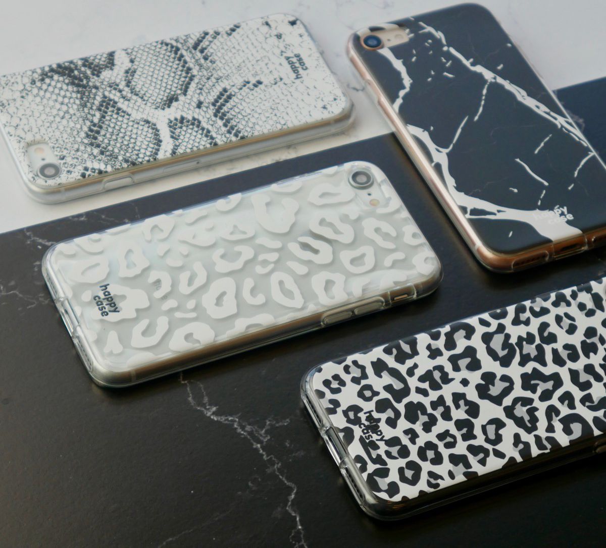 HappyCase Apple iPhone 8 Flexibel TPU Hoesje Marmer print afbeelding 8