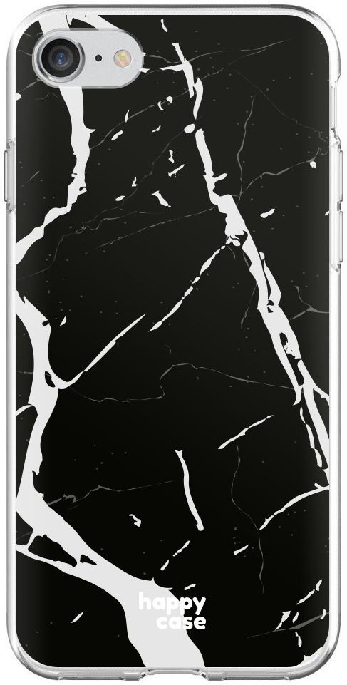 HappyCase Apple iPhone 8 Flexibel TPU Hoesje Marmer print afbeelding 1