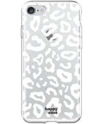 HappyCase Apple iPhone 8 Flexibel TPU Hoesje Luipaard Print