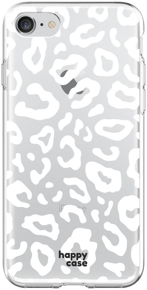 HappyCase Apple iPhone 8 Flexibel TPU Hoesje Luipaard Print afbeelding 1