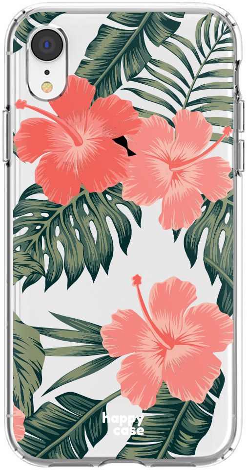 HappyCase Apple iPhone XR Hoesje Flexibel TPU Tropic Vibe Print afbeelding 1