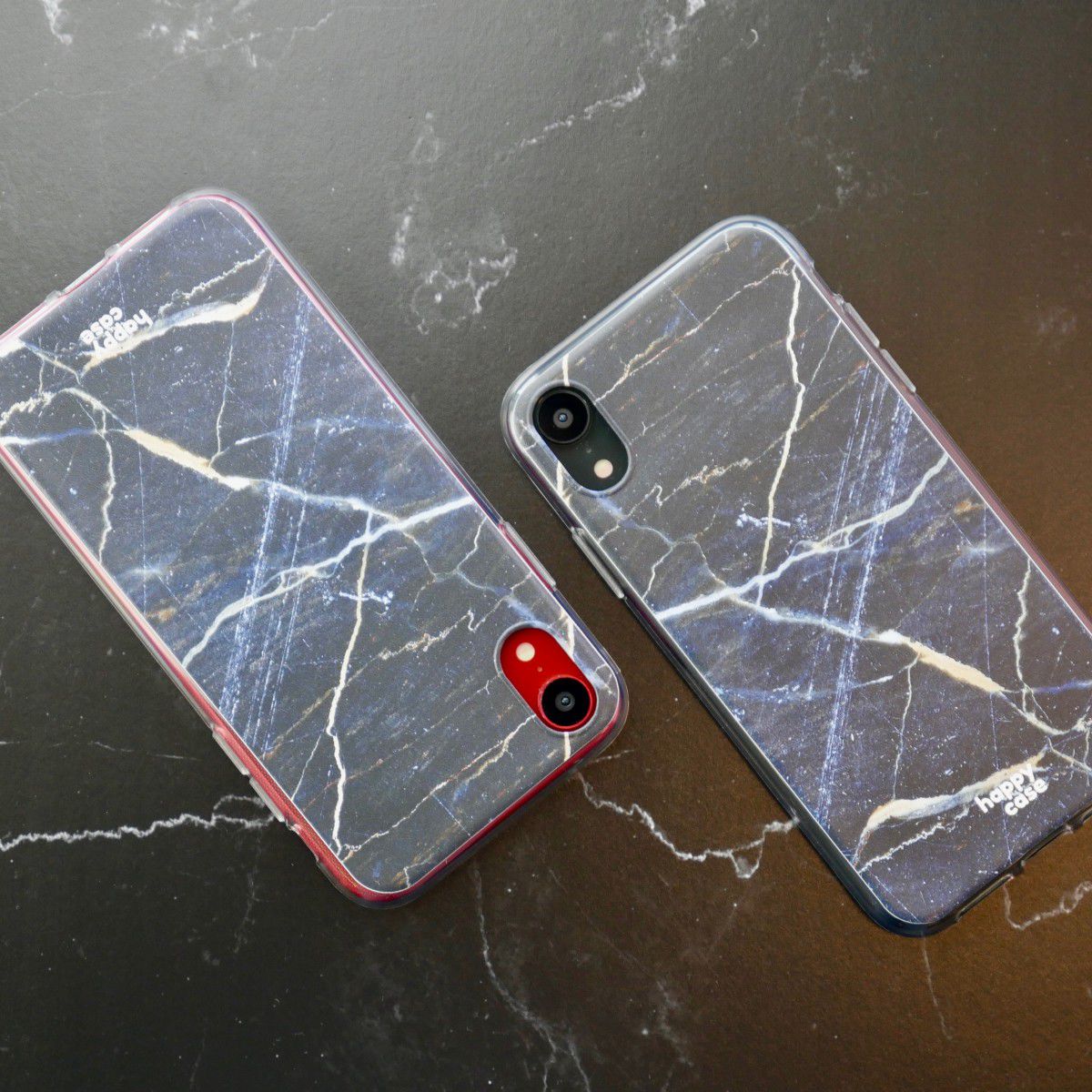 HappyCase Apple iPhone XR Hoesje Flexibel TPU Donker Marmer Print afbeelding 8