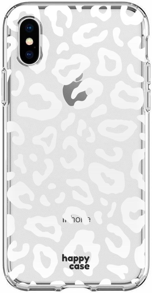 HappyCase Apple iPhone XS Flexibel TPU Hoesje Luipaard Print afbeelding 1