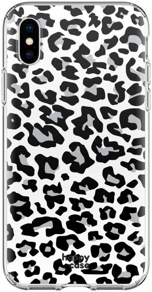 HappyCase Apple iPhone XS Flexibel TPU Hoesje Panter Print afbeelding 1