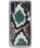 Mobilize Velvet Clutch Samsung Galaxy A50 Hoesje Green Snake