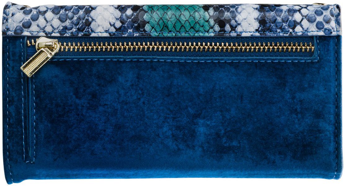 Mobilize Velvet Clutch Apple iPhone 8 / 7 / 6 Plus Hoesje Blue Snake afbeelding 6