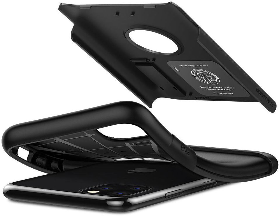 Spigen Slim Armor Apple iPhone 11 Pro Hoesje Zwart afbeelding 2