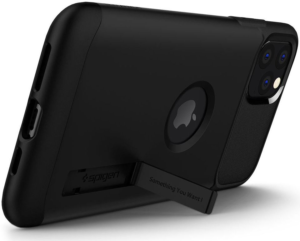 Spigen Slim Armor Apple iPhone 11 Pro Hoesje Zwart afbeelding 3