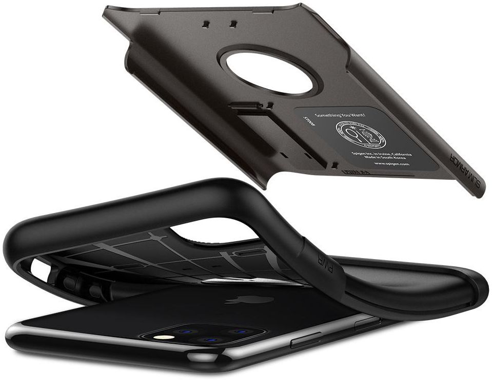 Spigen Slim Armor Apple iPhone 11 Pro Hoesje Gunmetal afbeelding 2