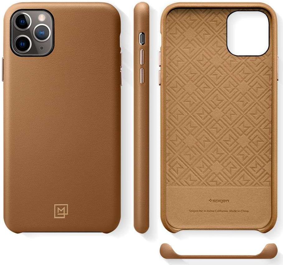 Spigen La Manon Calin Case Apple iPhone 11 Pro Camel Brown afbeelding 4