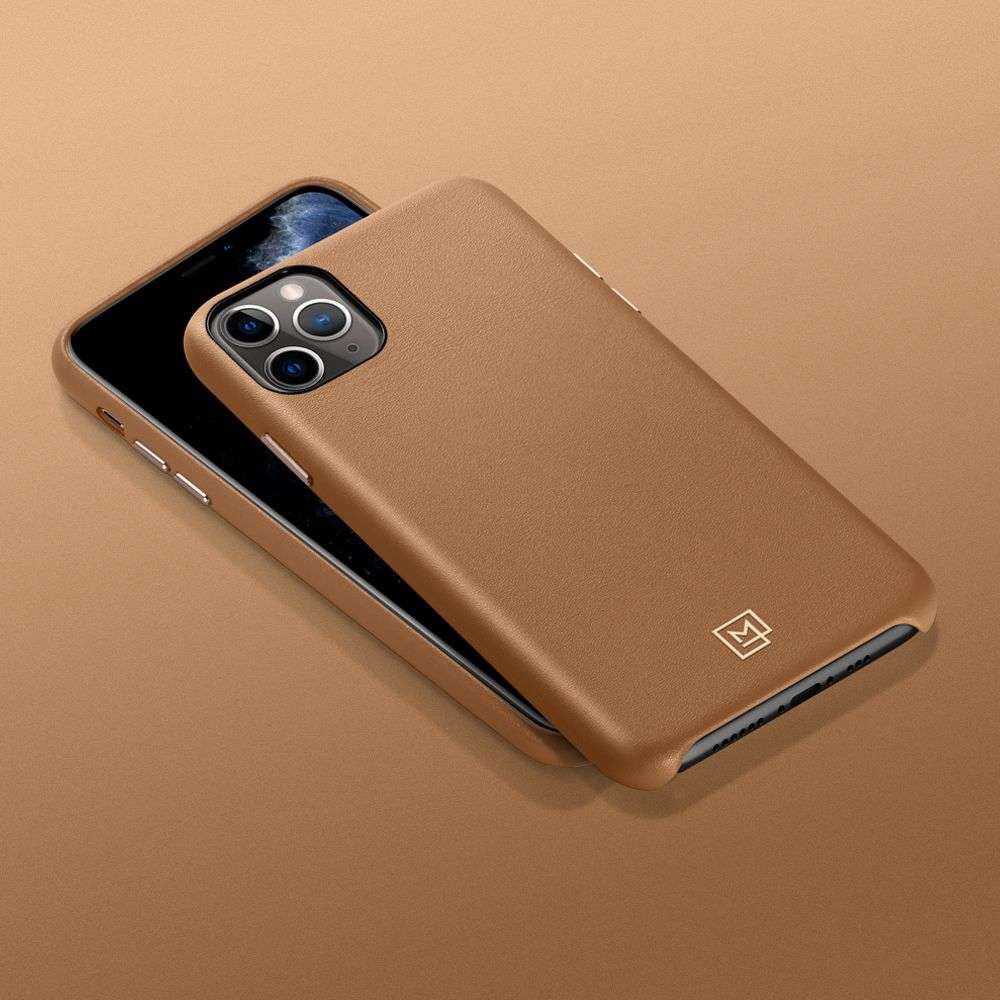 Spigen La Manon Calin Case Apple iPhone 11 Pro Camel Brown afbeelding 6