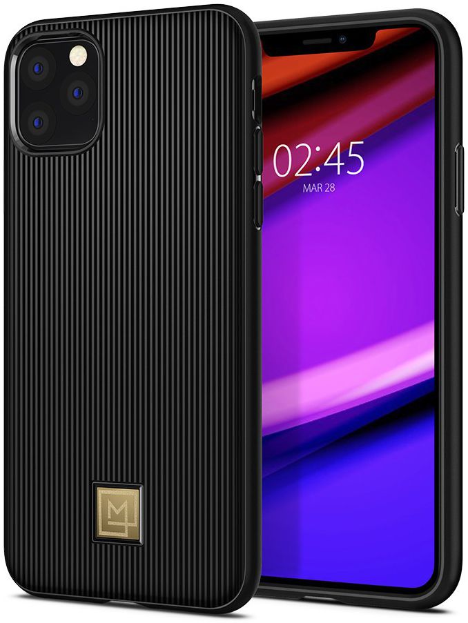 Spigen La Manon Classy Hoesje Apple iPhone 11 Pro Zwart afbeelding 1