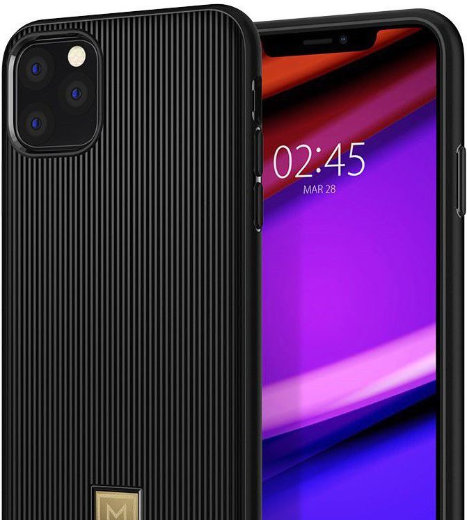 Spigen La Manon Classy Hoesje Apple iPhone 11 Pro Zwart afbeelding 2