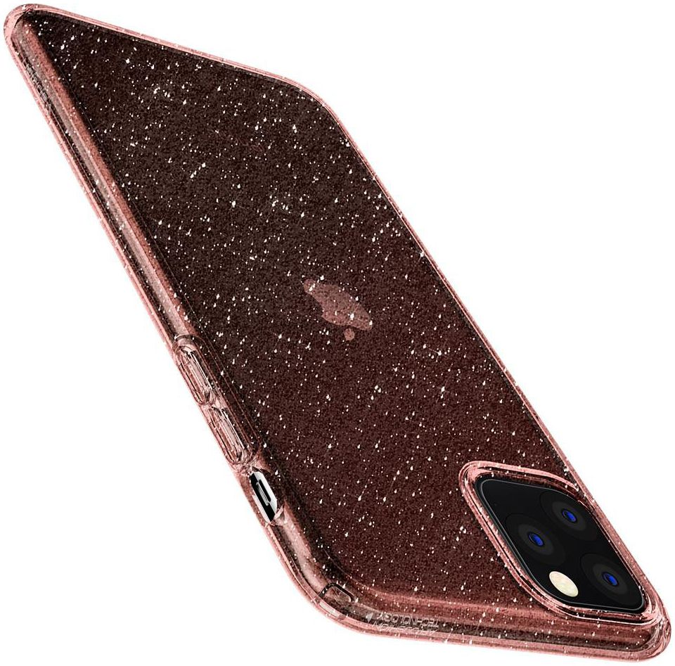 Spigen Liquid Crystal Apple iPhone 11 Pro Hoesje Glitter Roze Goud afbeelding 3