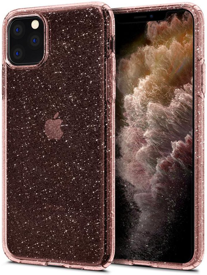 Spigen Liquid Crystal Apple iPhone 11 Pro Hoesje Glitter Roze Goud afbeelding 4