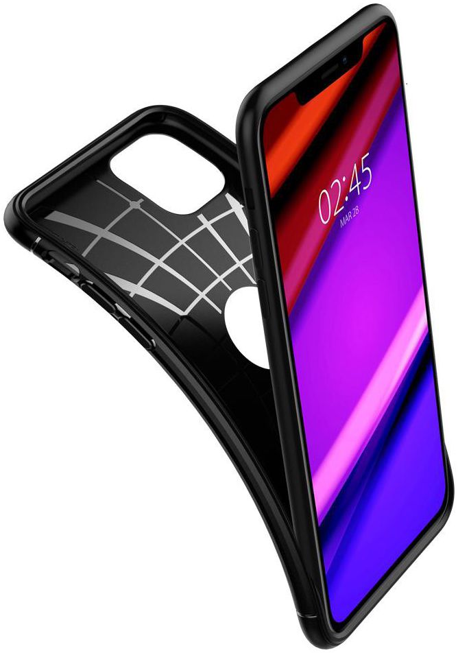 Spigen Rugged Armor Matte Apple iPhone 11 Pro Hoesje Zwart afbeelding 3