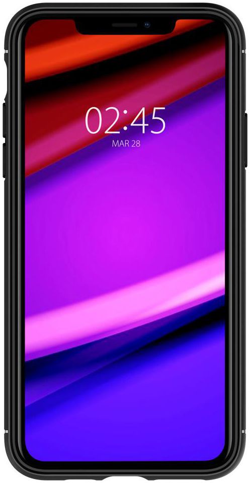 Spigen Rugged Armor Matte Apple iPhone 11 Pro Hoesje Zwart afbeelding 6