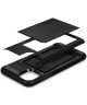 Spigen Slim Armor Card Holder Case Apple iPhone 11 Pro Hoesje Zwart