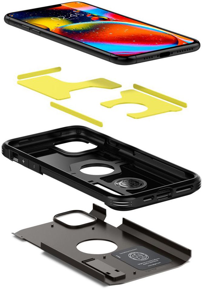 Spigen Tough Armor Apple iPhone 11 Pro Hoesje Gunmetal afbeelding 2
