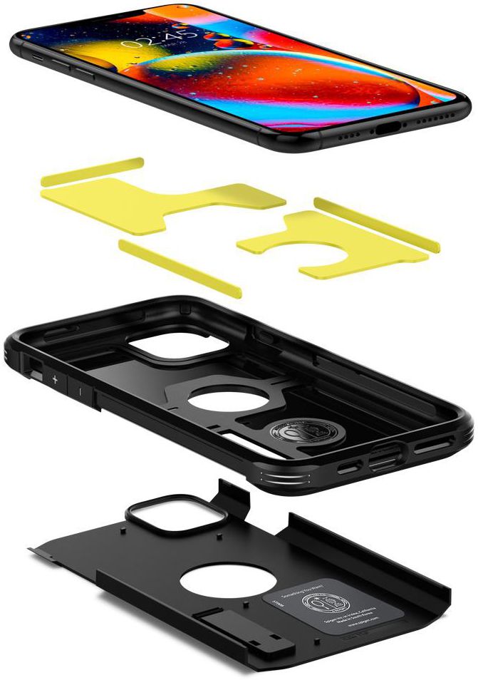 Spigen Tough Armor Apple iPhone 11 Pro Hoesje Zwart afbeelding 2