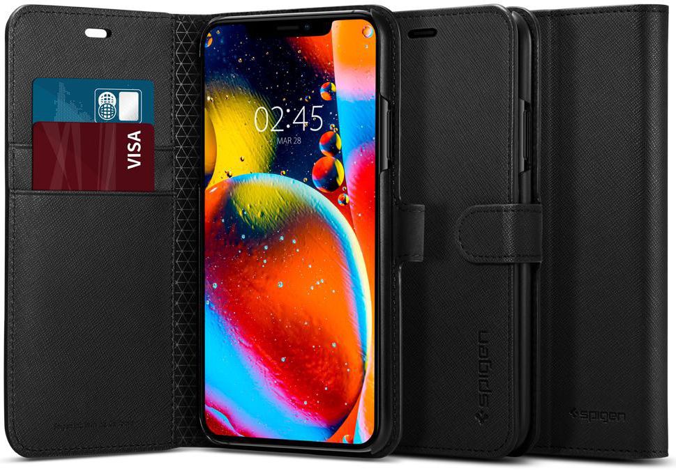 Spigen Wallet S Book Case Apple iPhone 11 Pro Zwart afbeelding 1