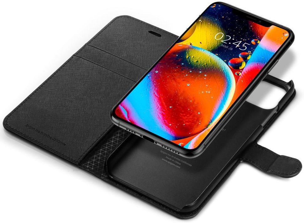 Spigen Wallet S Book Case Apple iPhone 11 Pro Zwart afbeelding 5