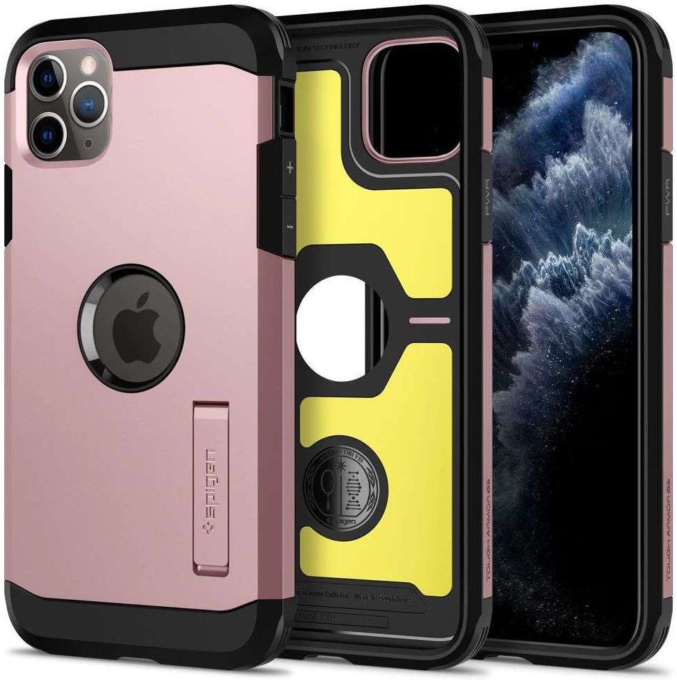 Spigen Tough Armor XP Hoesje Apple iPhone 11 Pro Roze Goud afbeelding 1