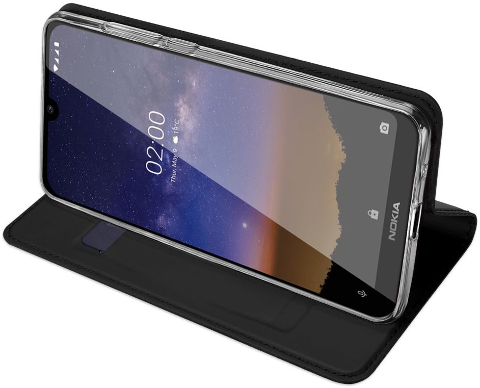 Dux Ducis Skin Pro Series Book Case Nokia 2.2 Hoesje Zwart afbeelding 4
