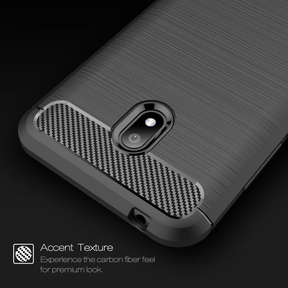 Nokia 2.2 Geborsteld TPU Hoesje Rood afbeelding 9