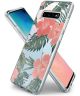 HappyCase Galaxy S10 Plus Flexibel TPU Hoesje Tropic Vibe Print