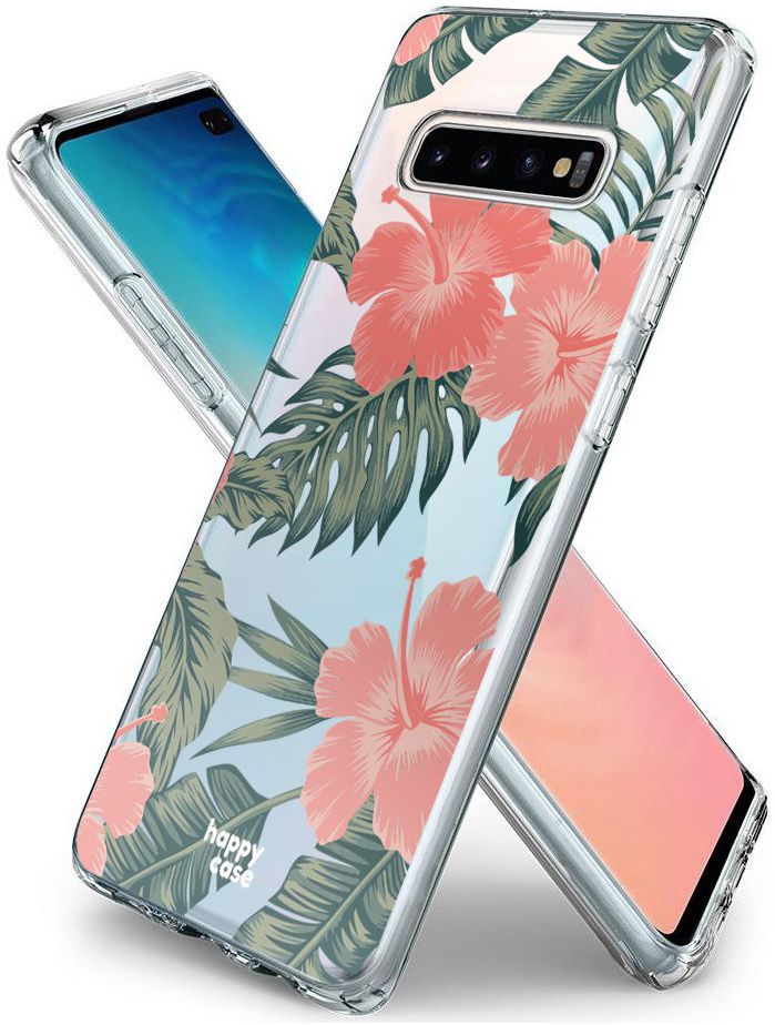 HappyCase Galaxy S10 Plus Flexibel TPU Hoesje Tropic Vibe Print afbeelding 5