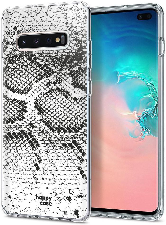 HappyCase Galaxy S10 Plus Flexibel TPU Hoesje Slangen Print afbeelding 2