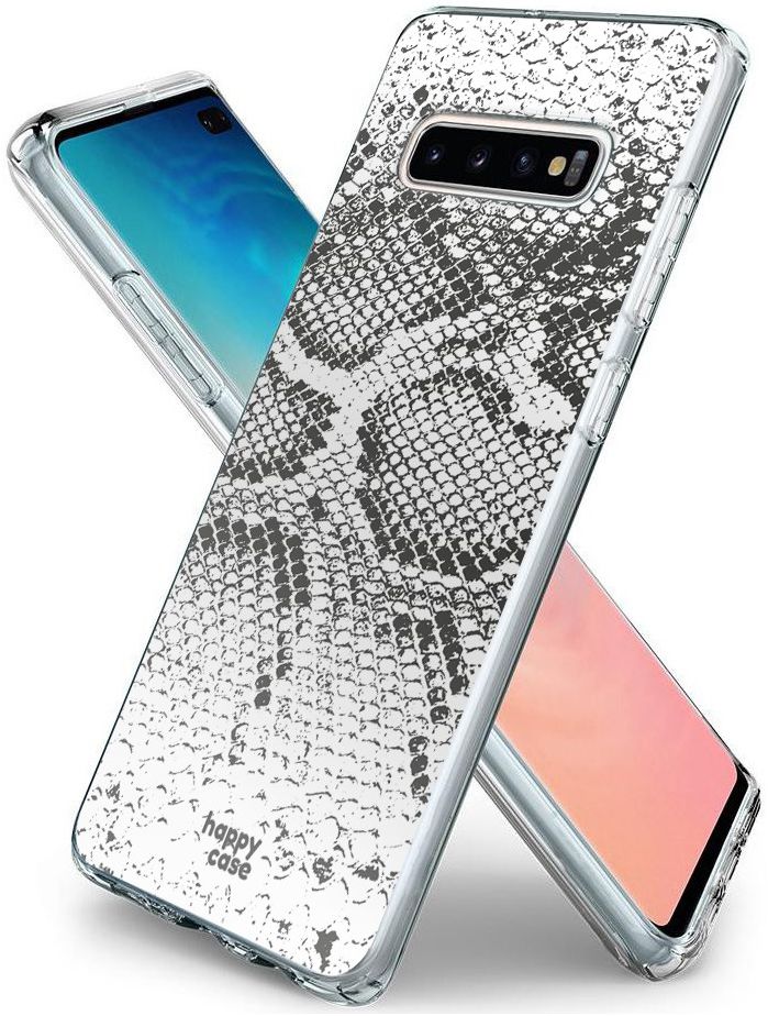 HappyCase Galaxy S10 Plus Flexibel TPU Hoesje Slangen Print afbeelding 4