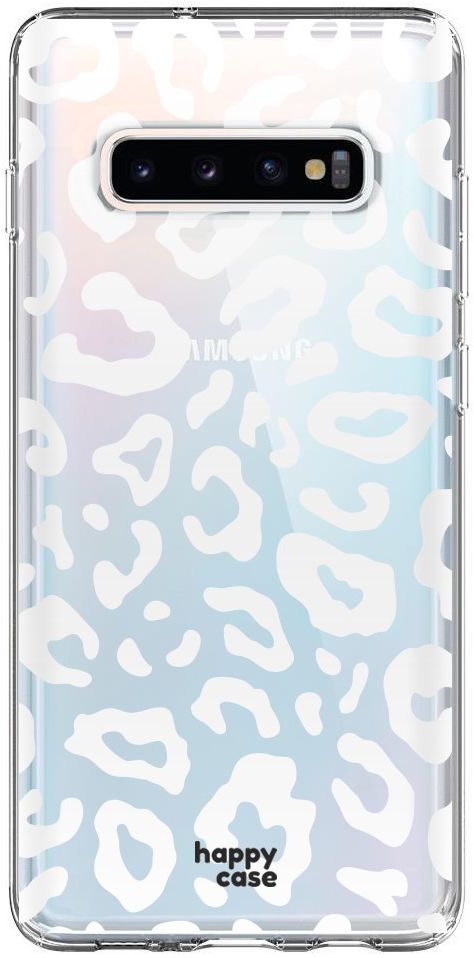HappyCase Galaxy S10 Plus Flexibel TPU Hoesje Luipaard Print afbeelding 1