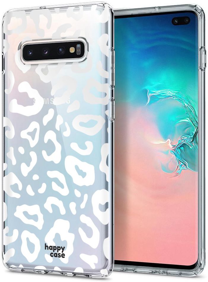 HappyCase Galaxy S10 Plus Flexibel TPU Hoesje Luipaard Print afbeelding 2