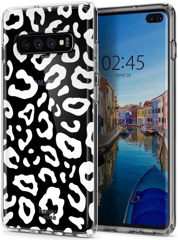 HappyCase Galaxy S10 Plus Flexibel TPU Hoesje Luipaard Print afbeelding 10