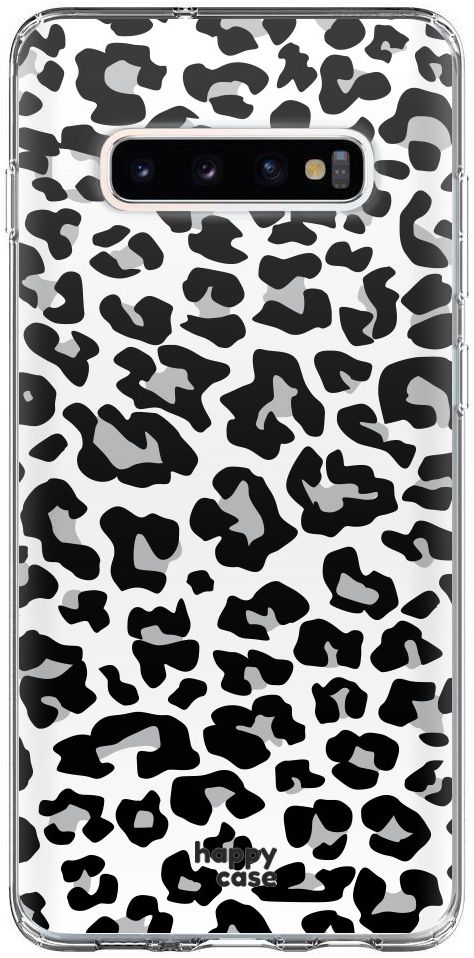 HappyCase Galaxy S10 Plus Flexibel TPU Hoesje Panter Print afbeelding 1