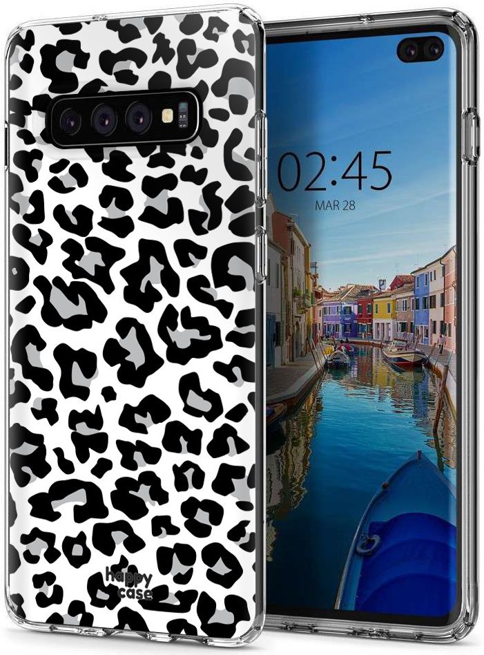 HappyCase Galaxy S10 Plus Flexibel TPU Hoesje Panter Print afbeelding 5