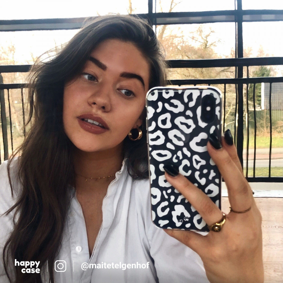 HappyCase Galaxy S10E Flexibel TPU Hoesje Luipaard Print afbeelding 7