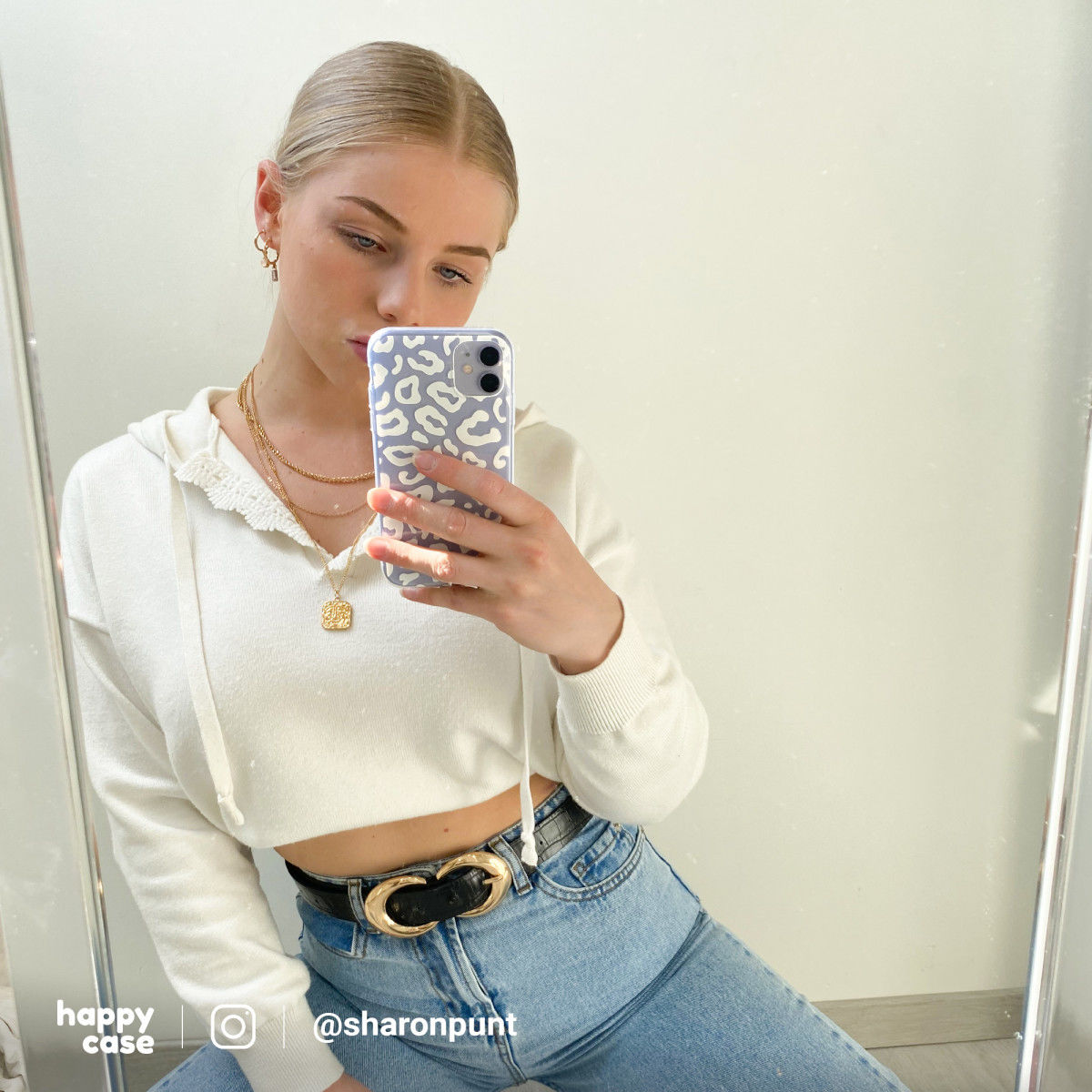 HappyCase Galaxy S10E Flexibel TPU Hoesje Luipaard Print afbeelding 9