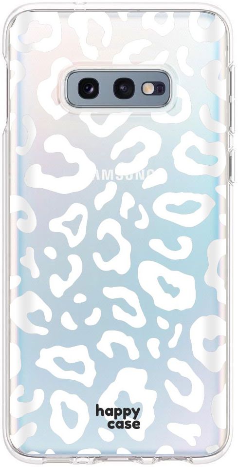 HappyCase Galaxy S10E Flexibel TPU Hoesje Luipaard Print afbeelding 1