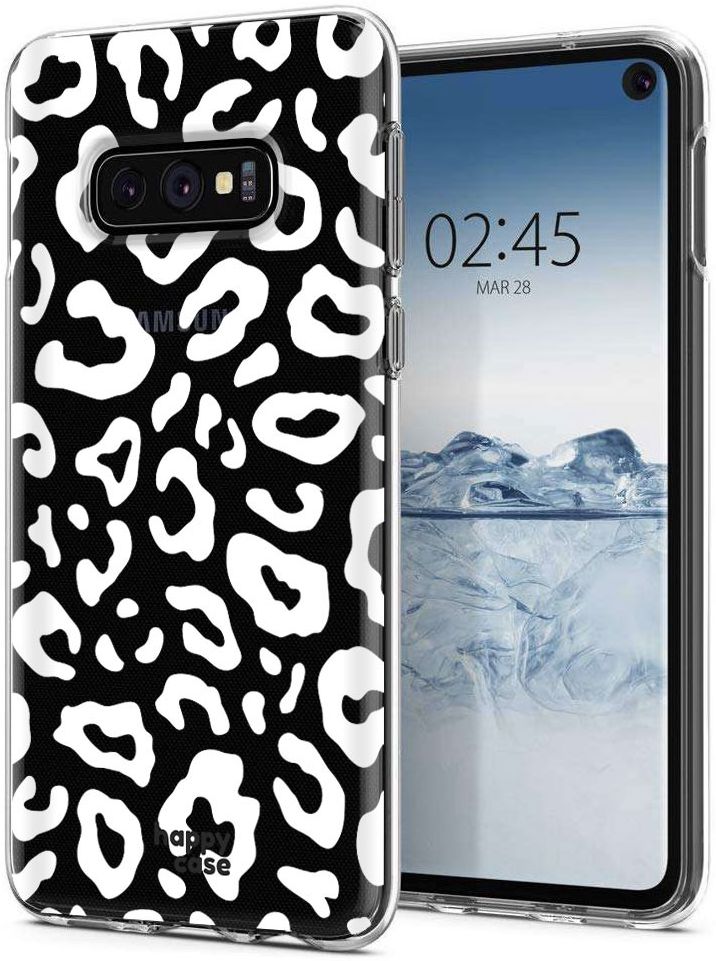 HappyCase Galaxy S10E Flexibel TPU Hoesje Luipaard Print afbeelding 2