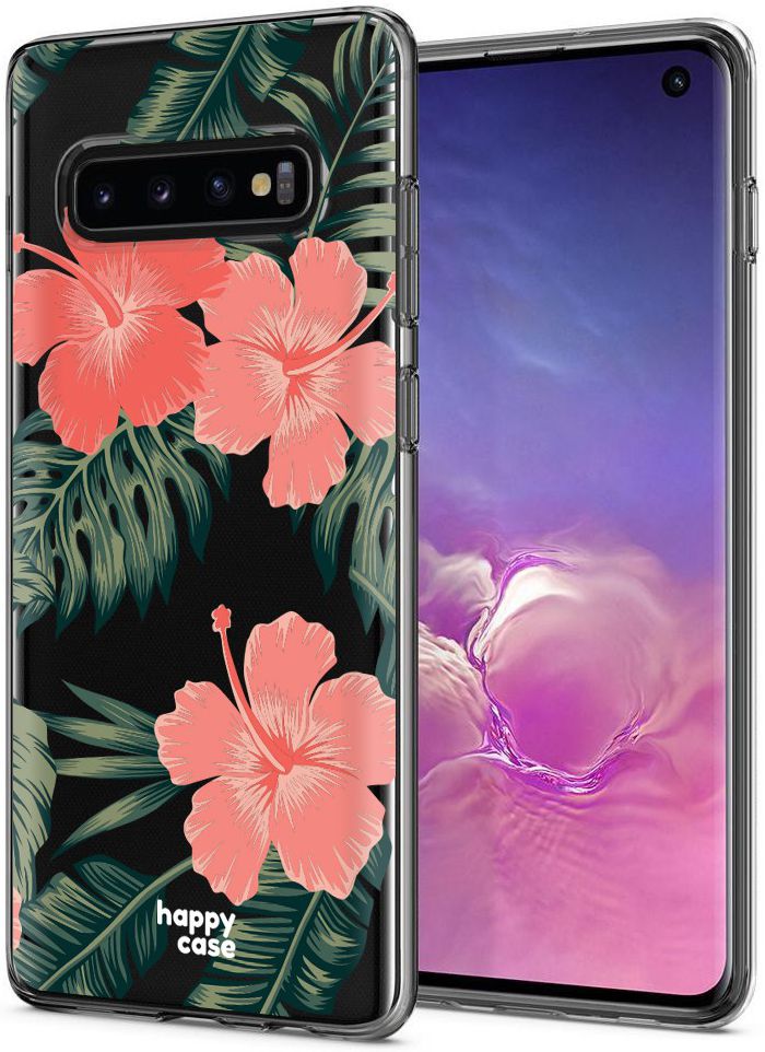 HappyCase Galaxy S10 Flexibel TPU Hoesje Tropic Vibe print afbeelding 2