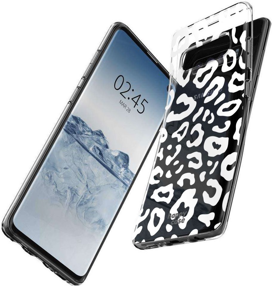 HappyCase Galaxy S10 Flexibel TPU Hoesje Luipaard Print afbeelding 10