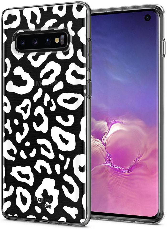 HappyCase Galaxy S10 Flexibel TPU Hoesje Luipaard Print afbeelding 2