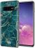 HappyCase Galaxy S10 Flexibel TPU Hoesje Aqua Marmer Print afbeelding 6
