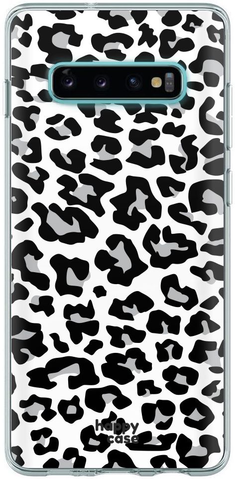 HappyCase Galaxy S10 Flexibel TPU Hoesje Panter Print afbeelding 1