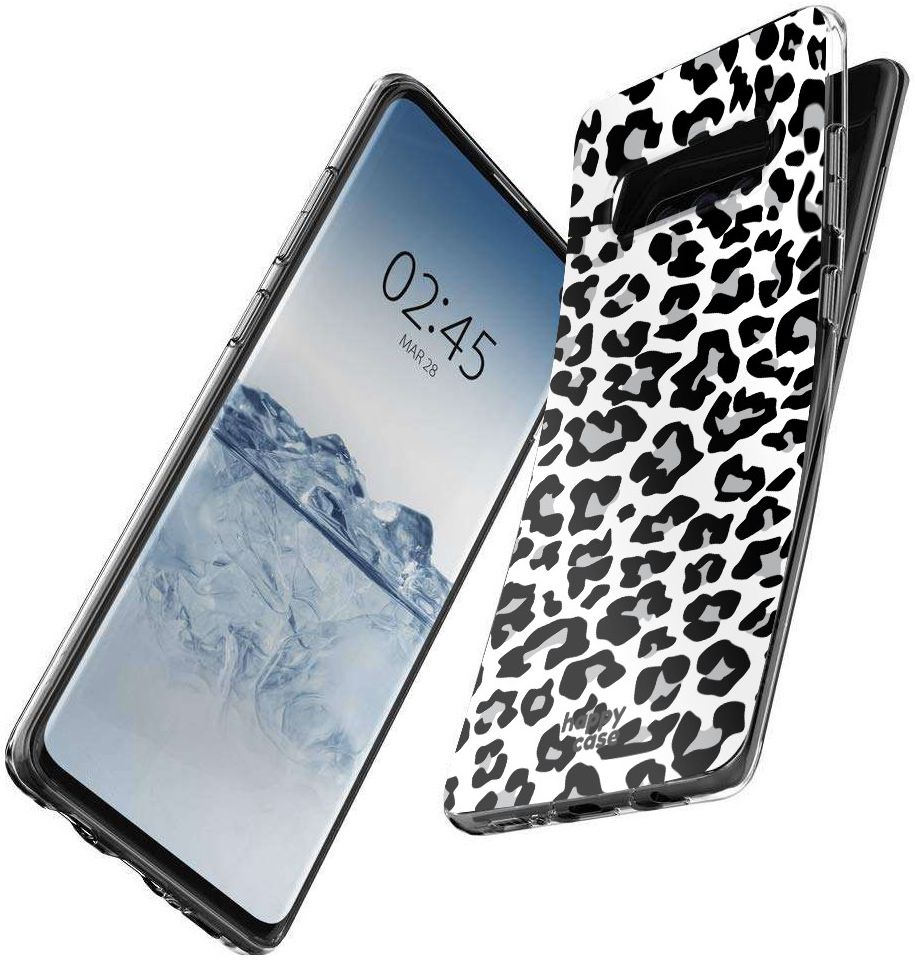 HappyCase Galaxy S10 Flexibel TPU Hoesje Panter Print afbeelding 4