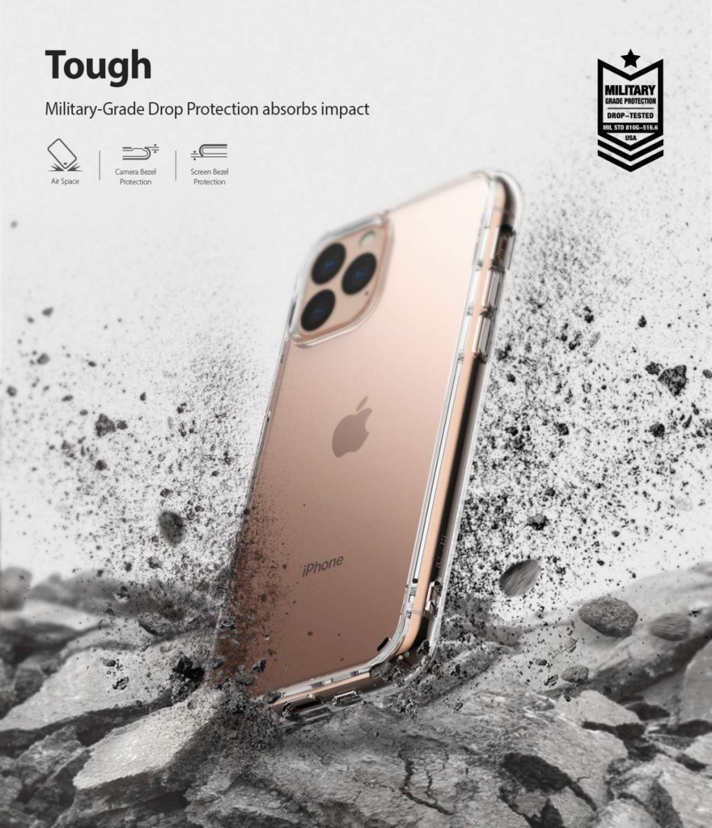 Ringke Fusion Apple iPhone 11 Pro Max Hoesje Transparant afbeelding 2