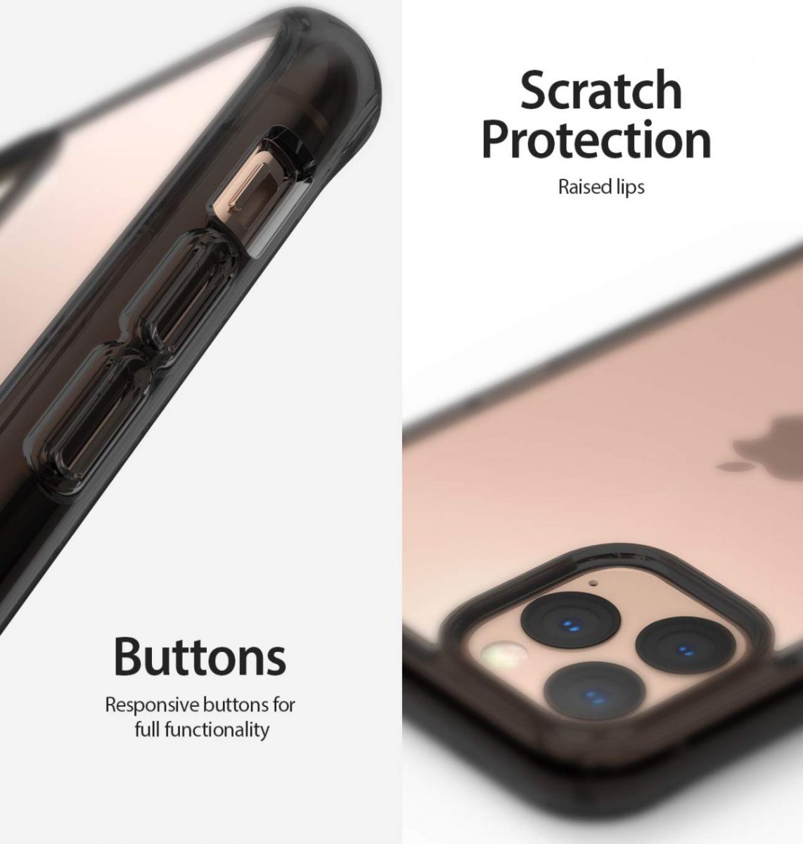 Ringke Fusion Apple iPhone 11 Pro Hoesje Smoke Black afbeelding 5